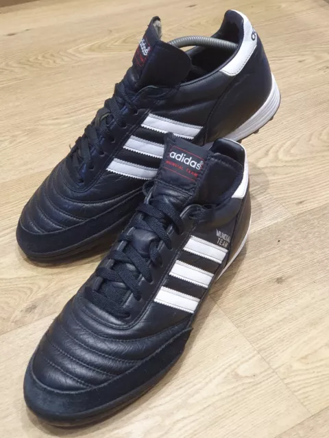 Adidas Mundial Team Astro Football Boots UK Size 10.5 - Black