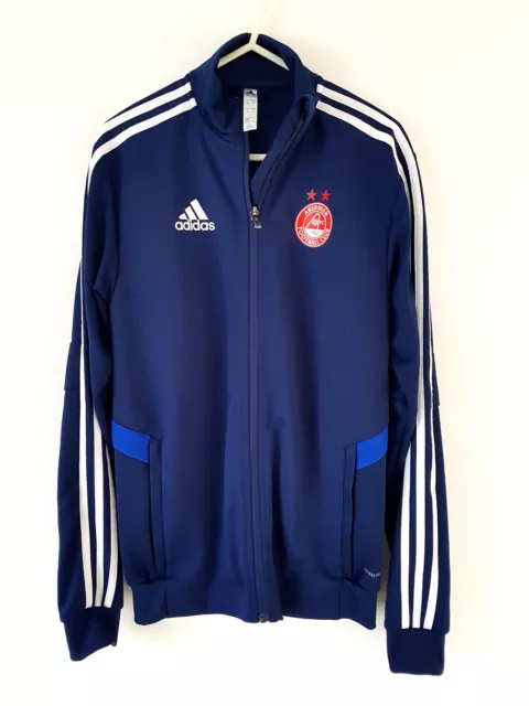 Aberdeen Track Top Jacket. XS Adults. Official Adidas. Blue Football.