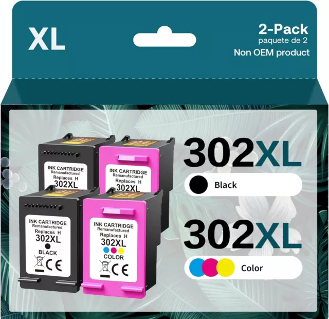 Multipacks Patronen für HP 302 XL XXL 1110 2130 3630 4520 3830 4650 5220