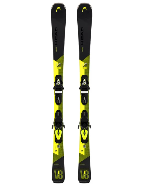 HEAD V-SHAPE V8 + TYROLIA PR 10 Neue Ski Allround Slalom Herren Ski 2023