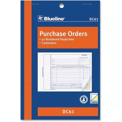 Blueline Purchase Order Form Book - BLIDC61