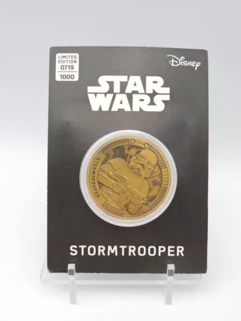 Star Wars - Limited Edition Coin - Stormtrooper - Disney Collection - Neuf