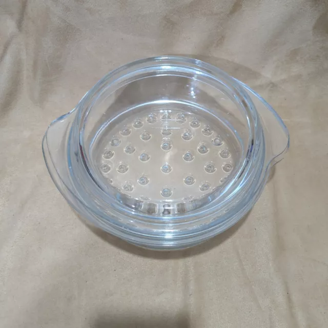 Pyrex Glass Steamer Basket 20cm 2L Kitchen Accessories - Transparent