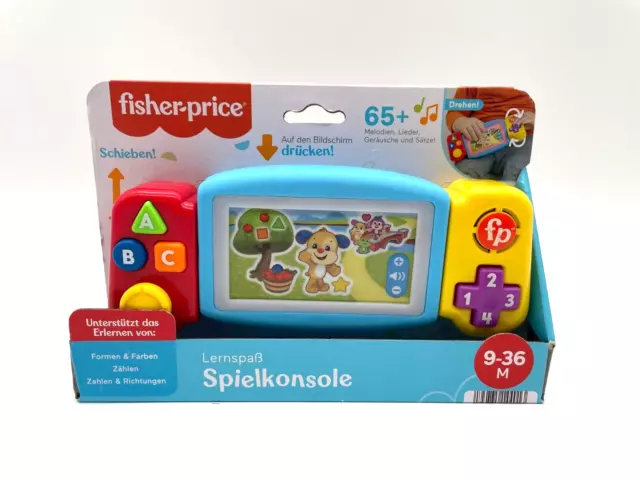 Fisher-Price® Lernspaß Spielkonsole 9-36M Formen Farben Zahlen Richtungen Neu