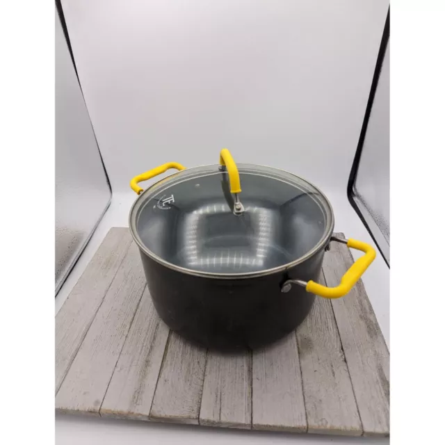 Utopia Kitchen Nonstick Saucepan Set with Lid - 1 Quart and 2 Quart  Multipurpose Pots Set Use for Home Kitchen or Restaurant (Grey-Black)