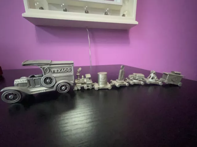 Texaco Metal Train Set