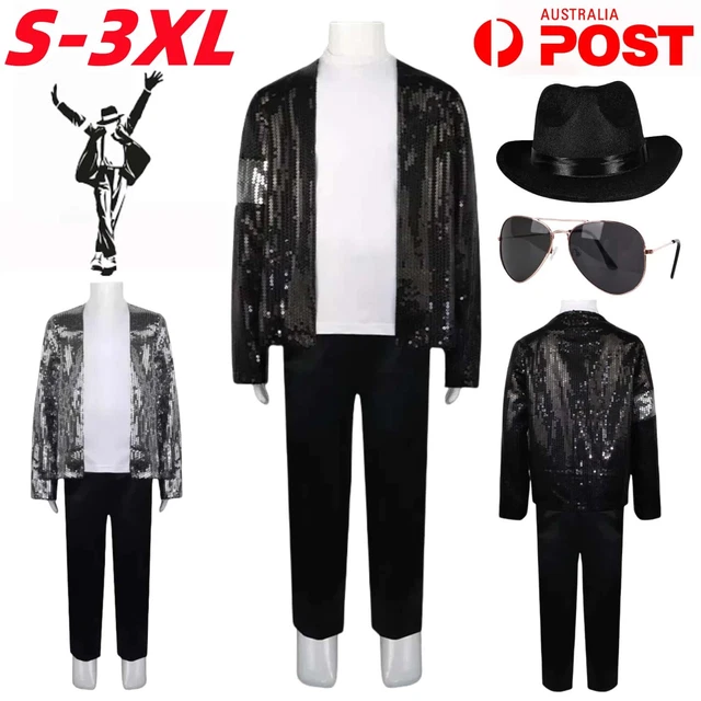 Rubies Licensed Michael Jackson Military Jacket – Bad / Thriller Era, 80s Halloween Costume