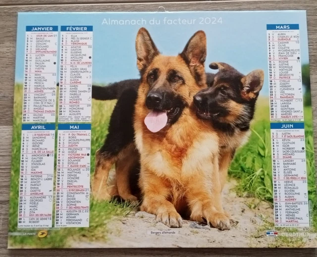 CALENDRIER ALMANACH DU facteur de la poste 2024 Qualité Prestige