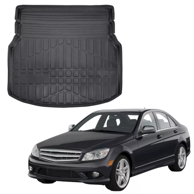 Tailored Boot tray liner car mat Heavy Duty for MERCEDES C-CLASS W204 Saloon