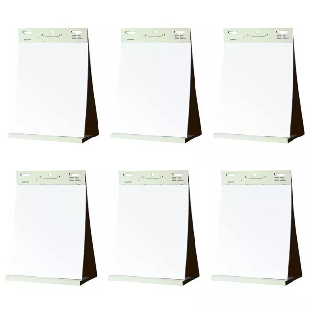 Flipchart Papierblock mit einfachen 20 Blatt für Note-70gr/m2 Papier, 58,5x50cm 6er-Pack