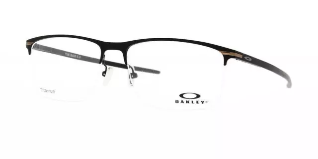 Oakley Tie Bar 0.5 OX5140 0156 Satin Black 56-16-141 Brand New Titanium