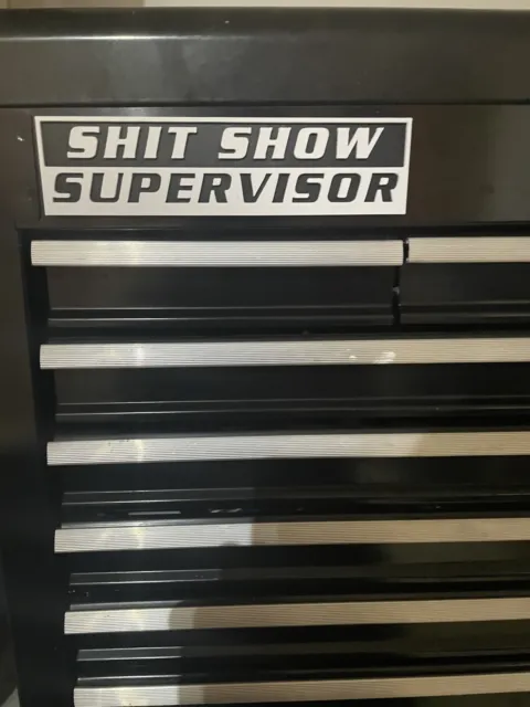 Shxt Show Supervisor 3D Printed Tool Box Badge.