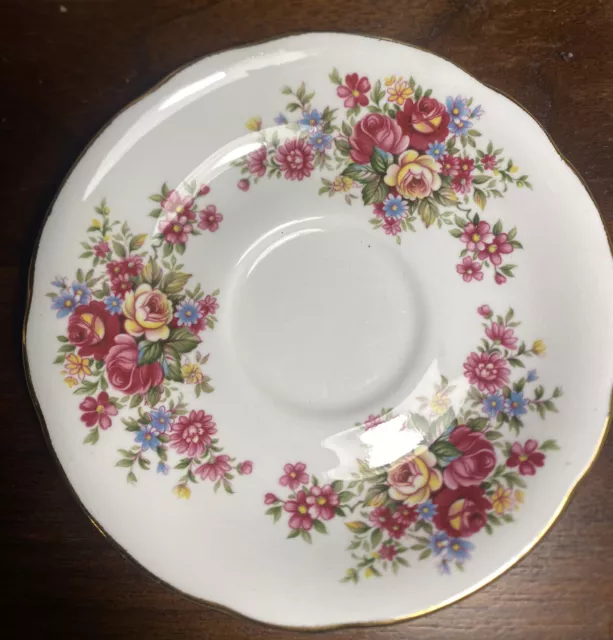 Paragon bone china Orphaned Saucer Flower Festival “G”