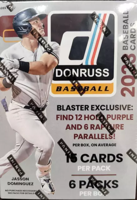 2023 Panini Donruss Baseball Factory Sealed Blaster Box