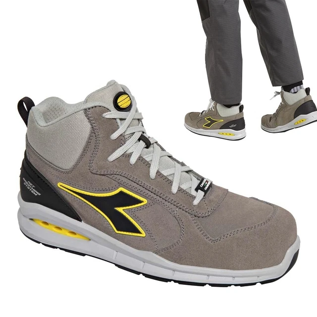 Scarpe antinfortunistiche Diadora utility da lavoro Run Net Airbox alte Scarpa