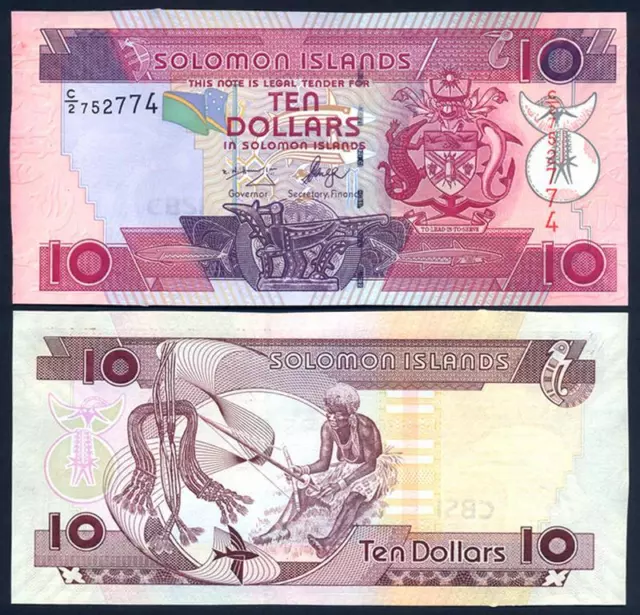 Solomon Islands 10 Dollars 2006 UNC P 27 A