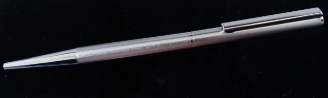 Kugelschreiber Edelstahl gebürstet