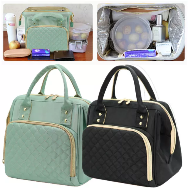 Insulated Lunch Bag Adult Lunch Box for Work School Men Women Kids Leakproof*AU