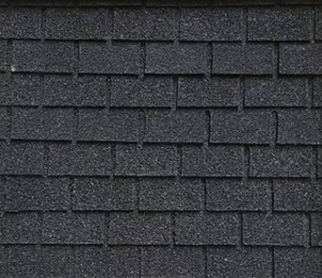 Dollhouse Miniature 1:12 Roofing Black Square Asphalt Shingles