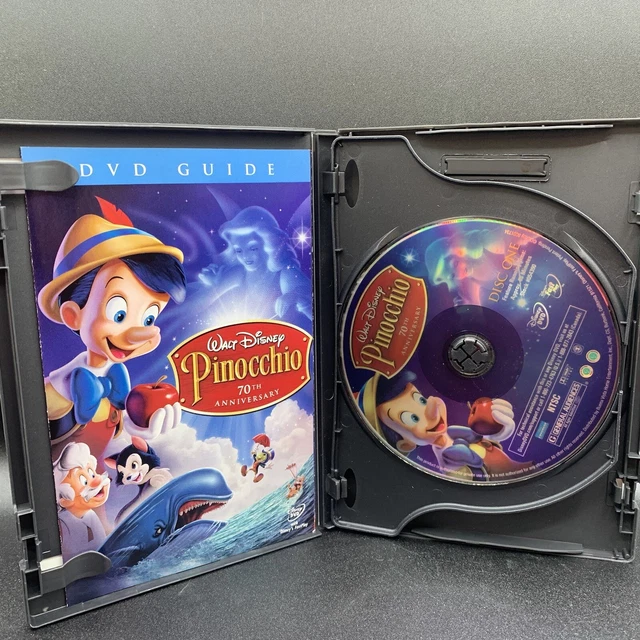 Pinocchio (DVD 2-Disc Set, Platinum Edition, 70th Anniversary, 2009) Slipcover 3