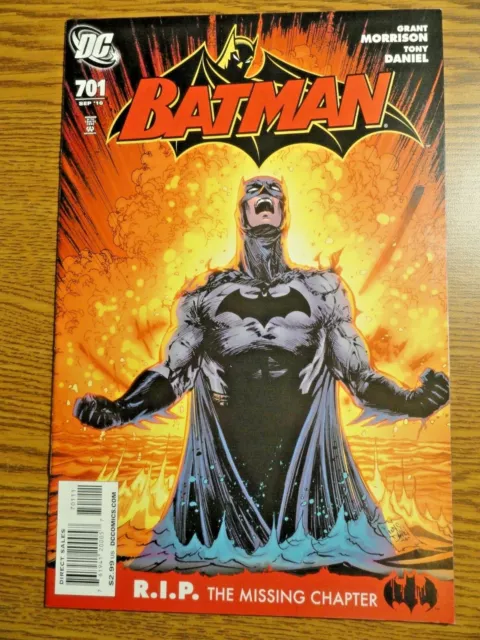 Batman #701 Tony Daniel Housse VF + Morrison Superman Rip 1st Imprimé Detective