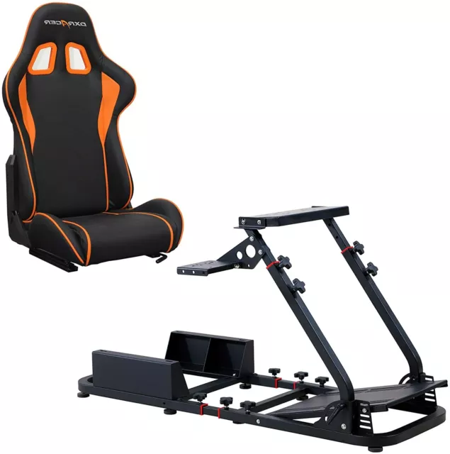 MODAUTO Soporte de Videojuego,con Asiento Deportivo,con Soporte de Volante N820A