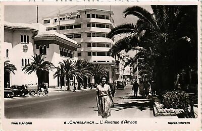 CPA AK Casablanca - L'Avenue d'Amade MAROC (963425)