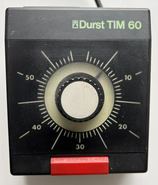 DURST TIM 60 Ampliador Fotográfico de Desarrollo de Cuarto Oscuro Tiempo 0-60 Segundos FUNCIONANDO