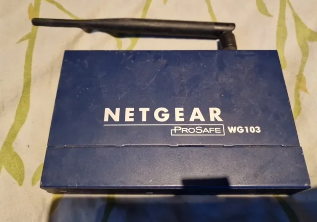 NETGEAR PROSAFE WG103 Wireless Access Point, Fast Ethernet, 802.11g