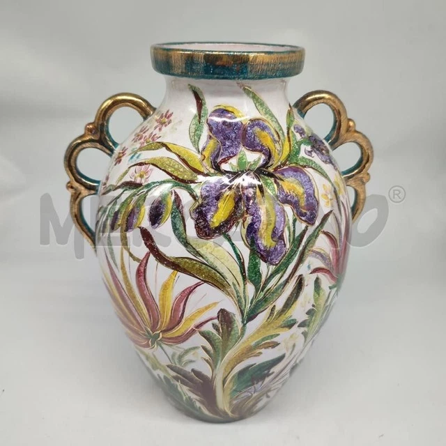 Vaso Ceramica Stile Zulimo Aretini Novara Anni 50
