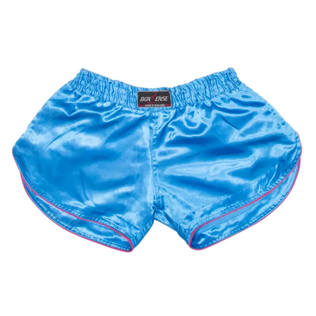BOX SENSE Pantaloncini sportivi Muay Thai Boxing blu normale donna M W24