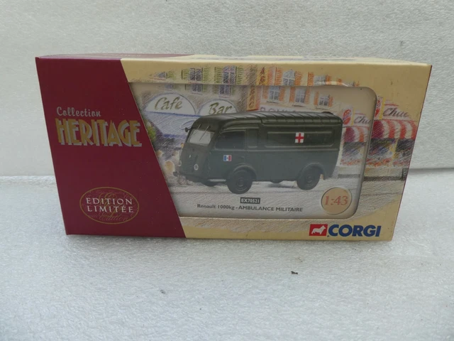 RENAULT AMBULANCE. CORGI. 1/50. BOITE