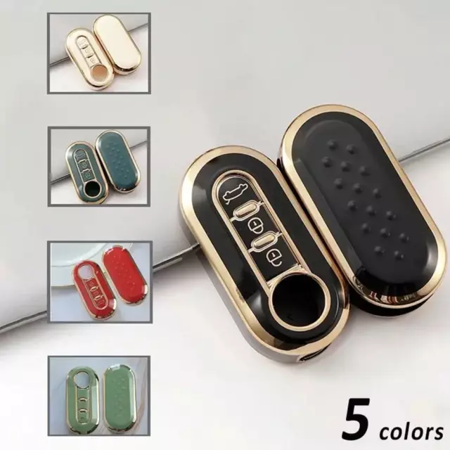 Car Remote Flip Key Fob Case Shell Cover For Fiat Ducato Doblo 500 500L Punto
