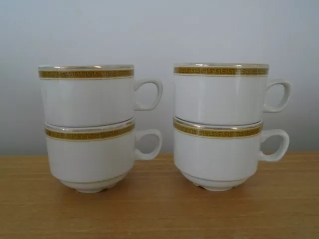 Set of 4 Churchill Super Vitrified Cups  - Greey Key