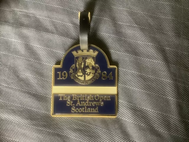 Vintage 1984 The British Open St.andrews Mit Neuem Riemen