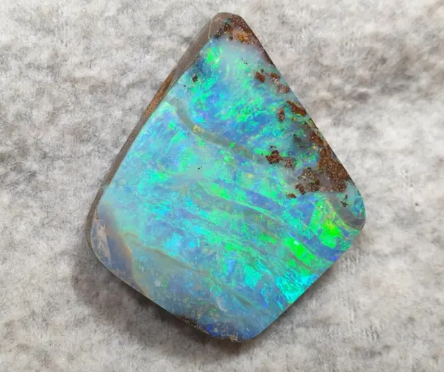 Haut Opale Boulder - Pendentifs Vert-Bleu -top Couleurs - 79,70ct. Haut Brillant