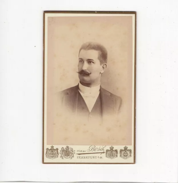 CDV Foto Herrenportrait - Frankfurt Main 1880er