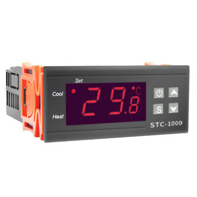1 pieza controlador de temperatura 12 voltios termostato de salida digital