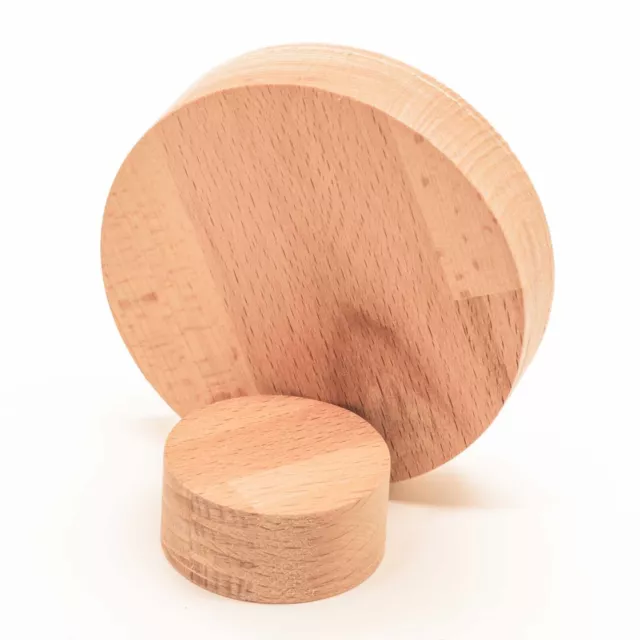Buche Rund Scheibe Leimholz 18/27 mm - Basteln Platte Holz Zuschnitt nach Maß 2