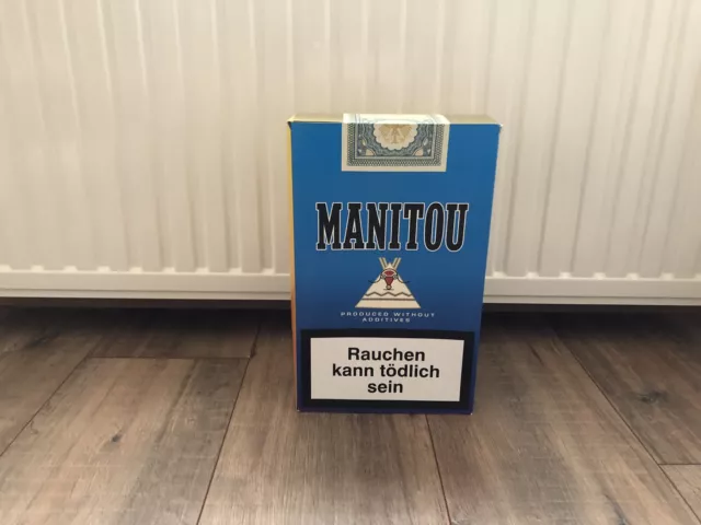 Manitou Werbeschachtel Zigarettenschachtel Werbung Reklame