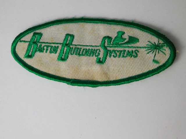 BAFFIN BUILDING SYSTEMS Vintage Hat Patch Company Employee Badge Canada ...