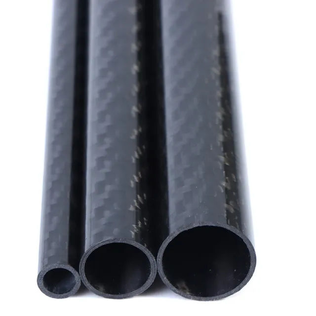 1pcs Carbon Fiber Tube Length 500mm Diameter 8-18mm for RC Model AirplaneS tk 2