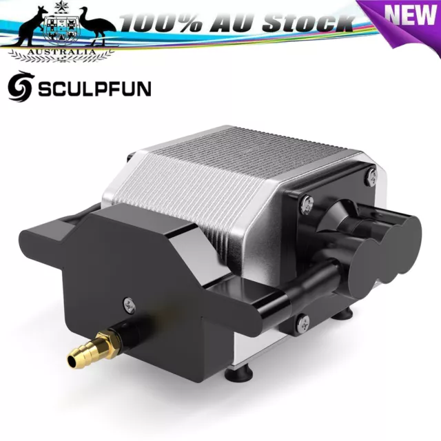 SCULPFUN 30L/Min Air Assist Pump Laser Engraving Cutting Machine Air Compressor