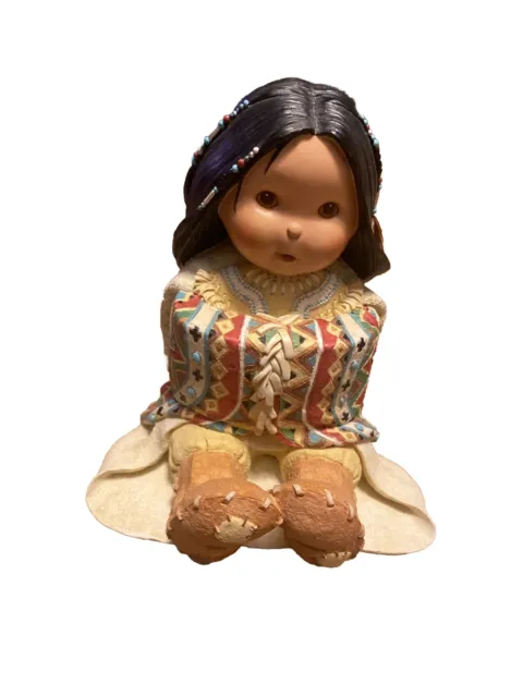 Friends Of The Feather Indian Girl Enesco Figurine 1997