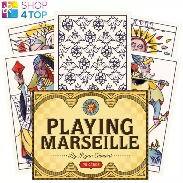 Playing Marseille Tarot Karten Deck By Ryan Edward Esoteric Us Games Systems Neu