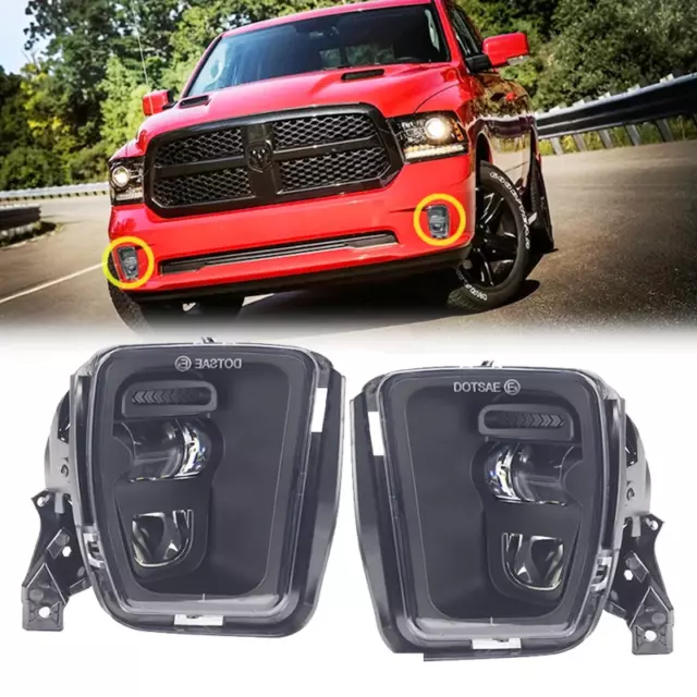 LED Stoßstange Nebelscheinwerfer DOT Lampe für Dodge Ram 1500 2013-2018