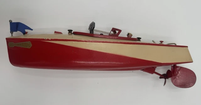 Jouet ancien en tôle bateau à vapeur - Collection