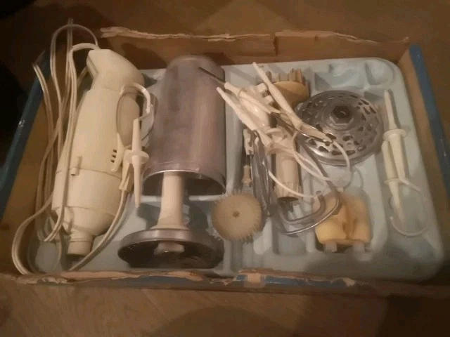 Pièce Détachée Moulinex Jeannette - Ouvre-boîte Et Hachoir - Robot Vintage