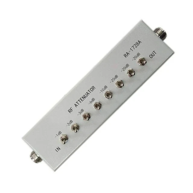 82DB VARIABLE STEP Attenuator 50 OHM for Ham Radio Efficient