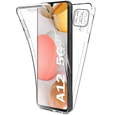 Coque pour Samsung Galaxy A12 Étui Avant Arrière 360° Silicone Protection Full